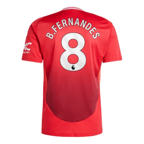 Manchester United Bruno Fernandes #8 Domaci Dres 2024-25 Kratak Rukav